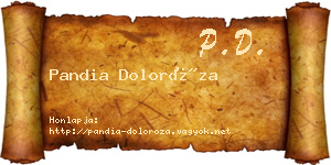 Pandia Doloróza névjegykártya